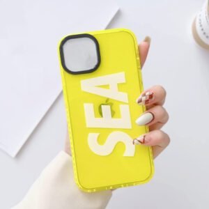 sea case yellow iphone